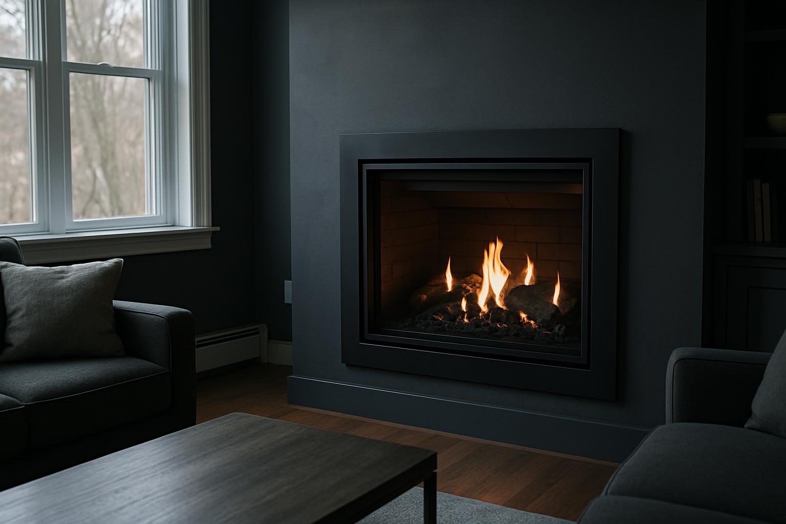 Gas fireplace or insert